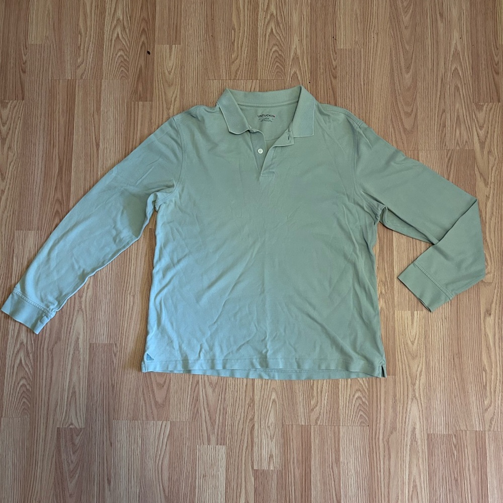 UNTUCKit Sage Long Sleeve Polo